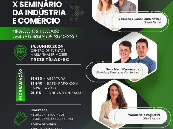X Seminário da Indústria e Comércio